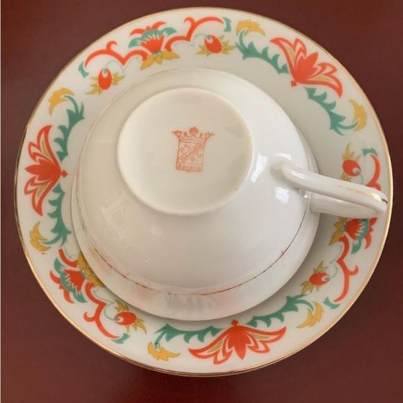 Schirnding 1920 teacup - Bavarian China - very rare-flawless - numbered 21   - Picture 2 of 9